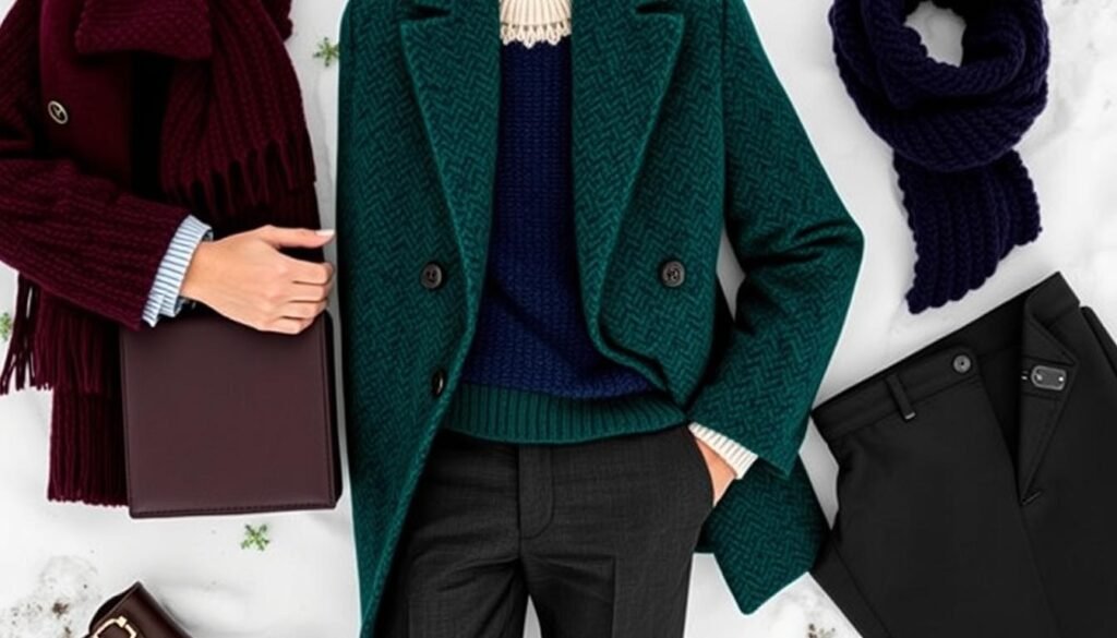 deep winter color scheme for men