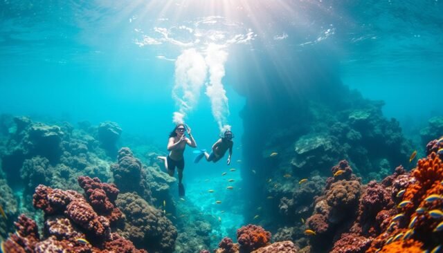 snorkeling blue hole belize