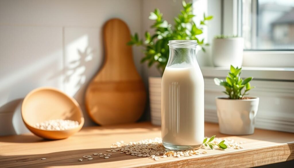 storing oat milk