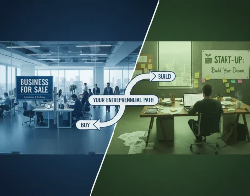 Buying vs. Starting a Business: Which Path Is Right for You? Buying vs. Starting a Business: Which Path Is Right for You?