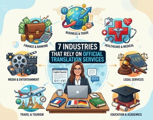 7 Industries That Rely on Official Translation Services 7 Industries That Rely on Official Translation Services