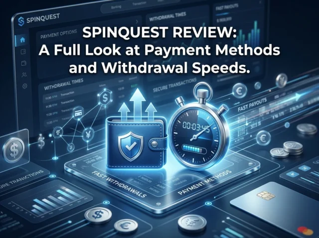 SpinQuest Review: A Full Look at Payment Methods and Withdrawal Speeds SpinQuest Review: A Full Look at Payment Methods and Withdrawal Speeds