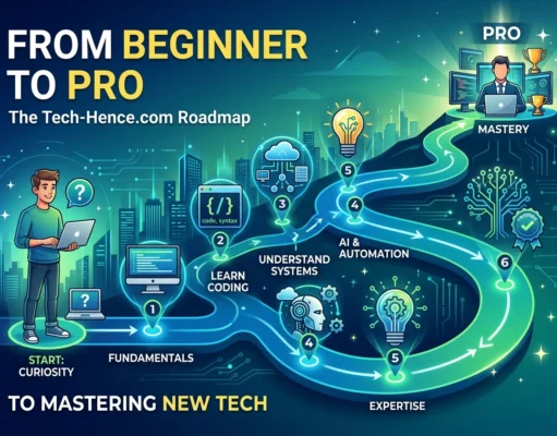 From Beginner to Pro: The Tech-Hence.com Roadmap to Mastering New Tech From Beginner to Pro: The Tech-Hence.com Roadmap to Mastering New Tech