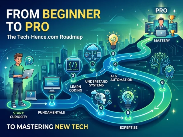 From Beginner to Pro: The Tech-Hence.com Roadmap to Mastering New Tech From Beginner to Pro: The Tech-Hence.com Roadmap to Mastering New Tech